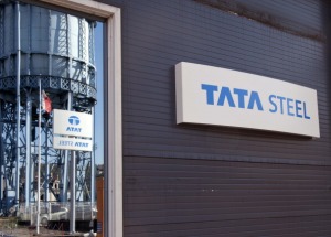 Picture of Tata Steel France Rail plant in the French northeastern town of Hayange, during the inauguration day of this rail facility on September 29, 2011. Tata Steel invested 35 millions euros, the largest and the most significant at Hayange for more than a decade, and can now produce longer 108-metre rails for the high-speed networks in France as well as other European railways. AFP PHOTO / JEAN-CHRISTOPHE VERHAEGEN (Photo credit should read JEAN-CHRISTOPHE VERHAEGEN/AFP/Getty Images)